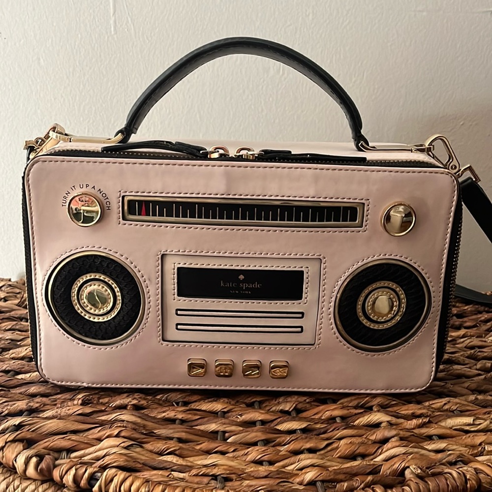 Kate spade jazz things up boom box purse